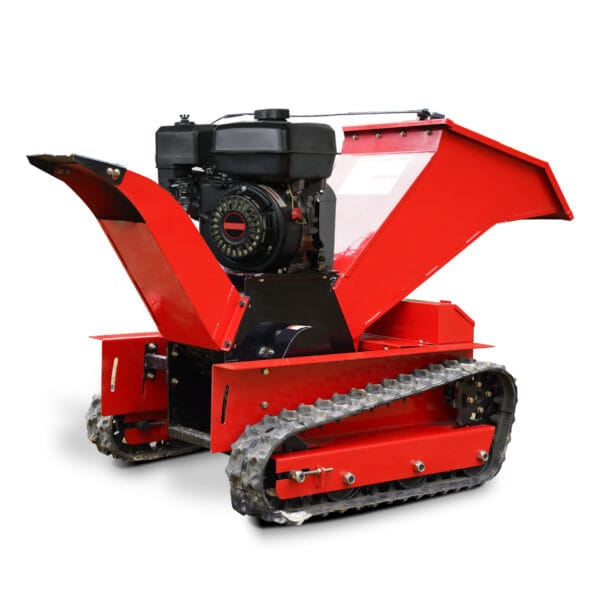 Remote control tree branch shredder